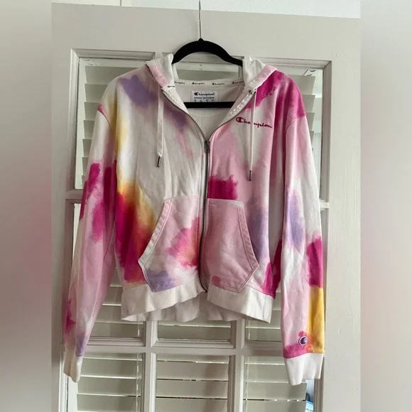 Champion Tops Champion Tiedye Hoodie Poshmark1